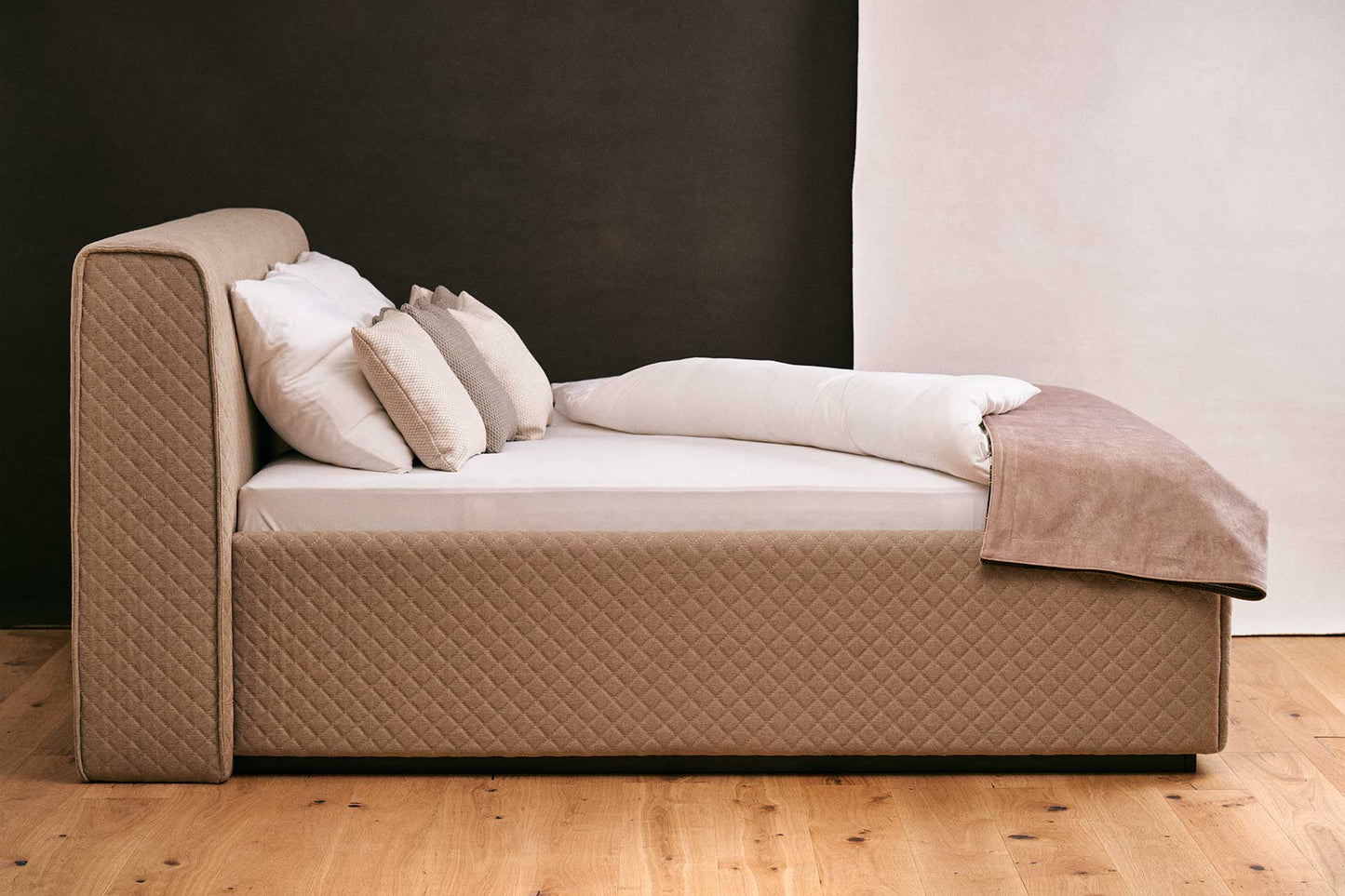 Schlafsystem Bett PureSublime | Lattenrost manuell | Matratze | Topper | Komforthöhe Boxspringbett | Made in Austria