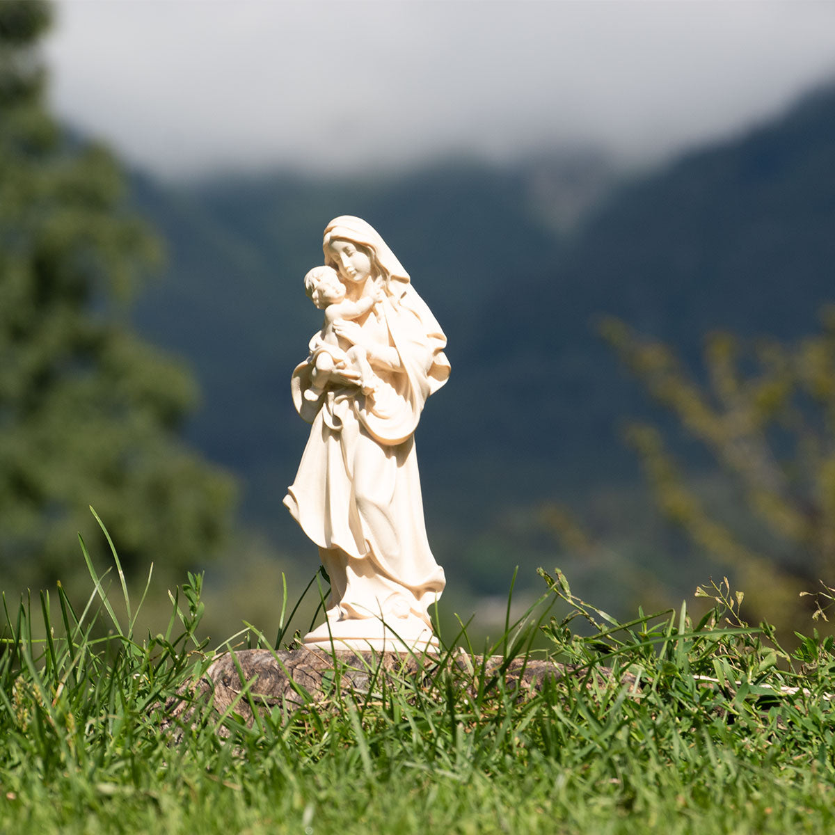 Madonna der Hoffnung mit Kind | Massivholz Figur | in verschiedenen Ausführungen und Größen | Made in Südtirol