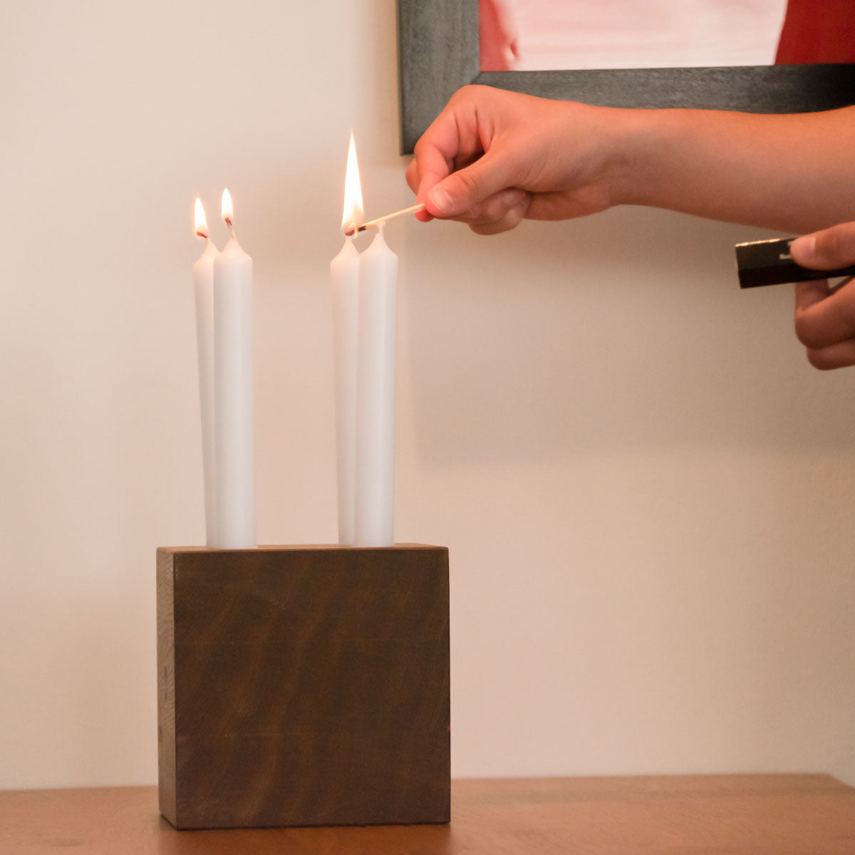 Kerzenwürfel ‘Advent und mehr’ | verschiedenen Größen und Ausführungen | inkl. Kerzen | Made in Germany