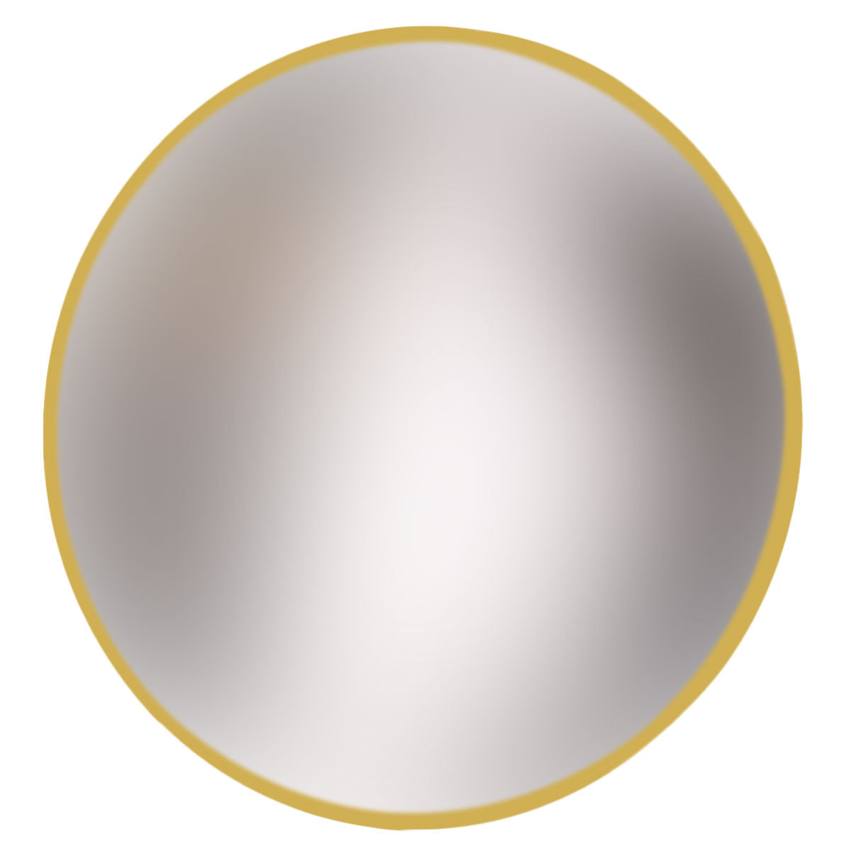 Spiegel rund 'Matteo' | Durchmesser 50, 60, 70 oder 80 cm | in Gold, Silber, Schwarz oder Weiß | Manufactured in Europe