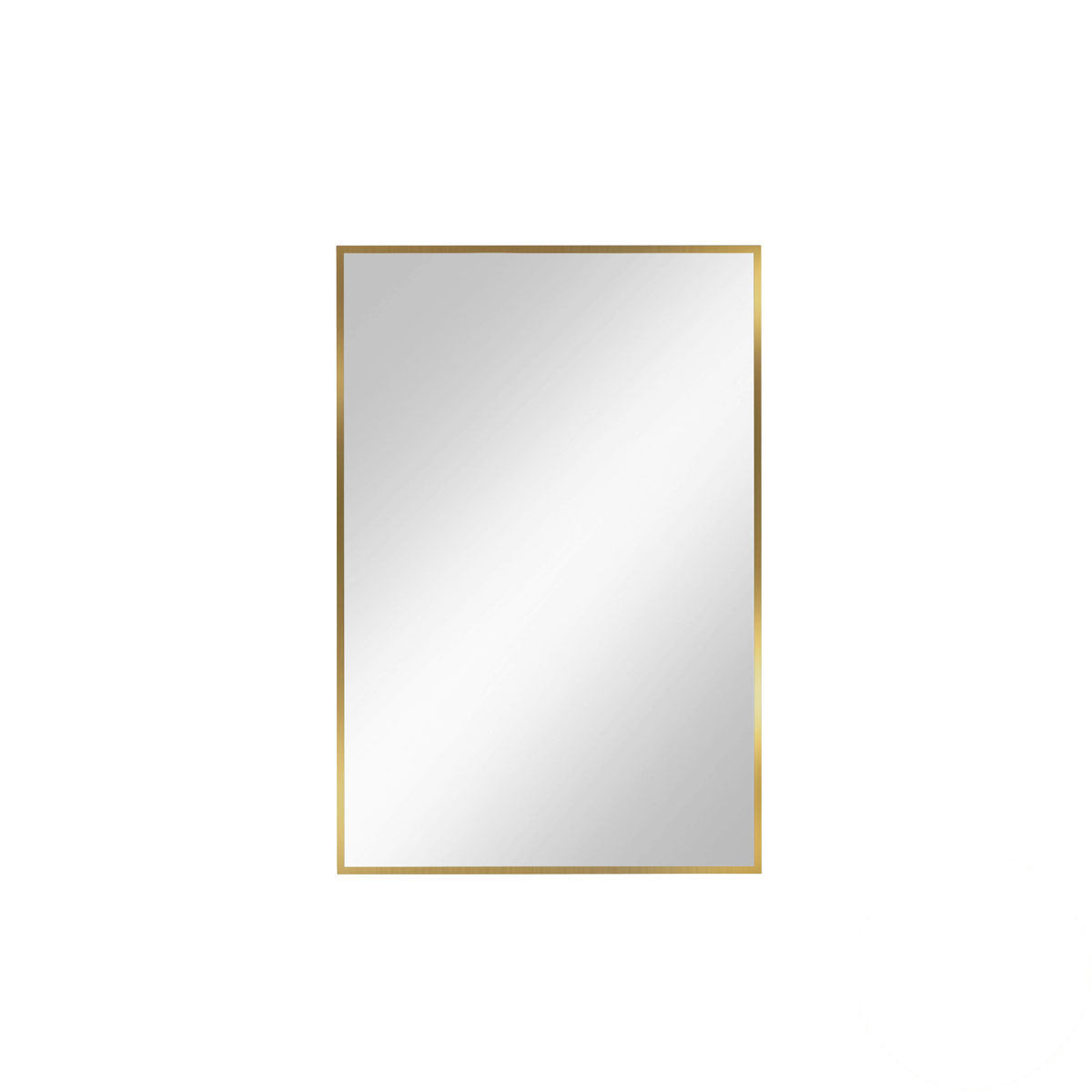 Spiegel rechteckig 'Er' | 60 x 90 x 0,4 cm | Gold, Silber, Schwarz oder Weiß | Manufactured in Europe
