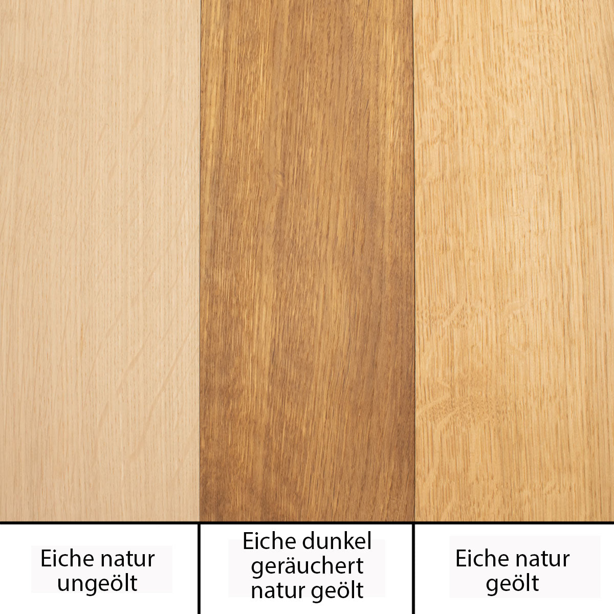 Messerblock aus Eiche in verschiedenen Farbtönen mit magnetischen Modulen | 4 Elemente für 3 Messer | B9 x L12 x H25 cm