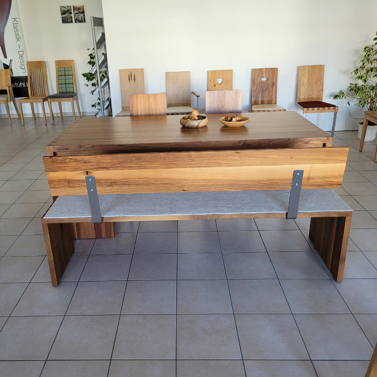 Sitzbank aus Massivholz - 'Sit Down' | B 170 x H 85 x T 41 cm | verschiedene Holzarten | Made in Südtirol