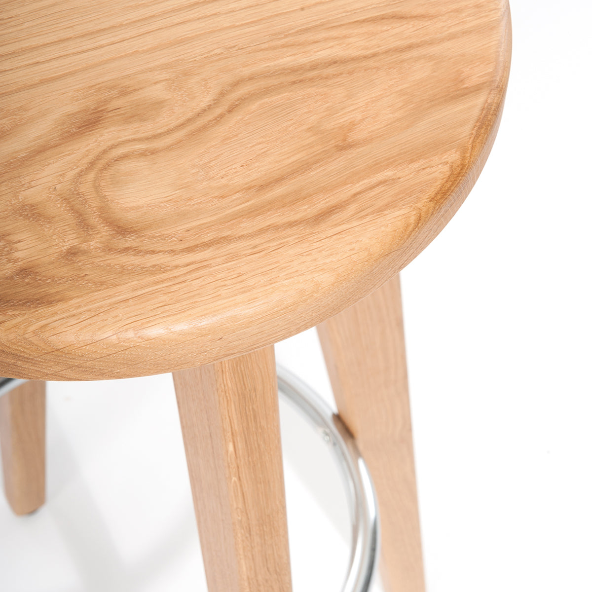 Massivholz Barhocker 'Allrounder' | DM 45 x H 79 cm | in verschiedenen Holzarten und Ausführungen | Made in Südtirol