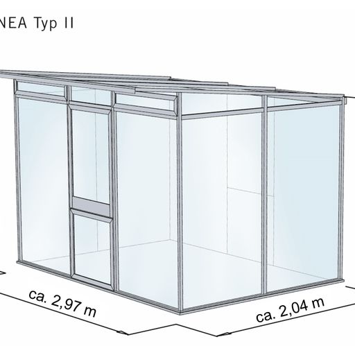 Hochstabiles Aluminium Gewächshaus 'Bern' | in verschiedenen Ausführungen | ISO-Hohlkammerplatten Polycarbonat | Made in Germany