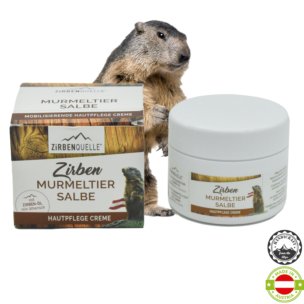 Murmeltier-Salbe mit Zirbe | 125ml