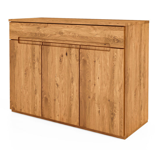 Kommode 'Elegant Big Two' aus massiver Buche, 1 Schublade und 3 Türen