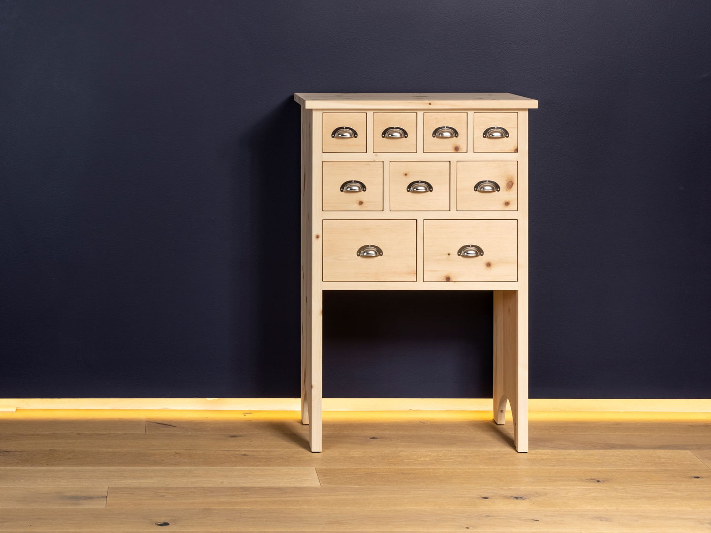 Kommode 'Schatzkiste' | mit Schubladen | massive Zirbe | L 57,5 oder 95 x T 35 x H 87 cm | Made in Austria