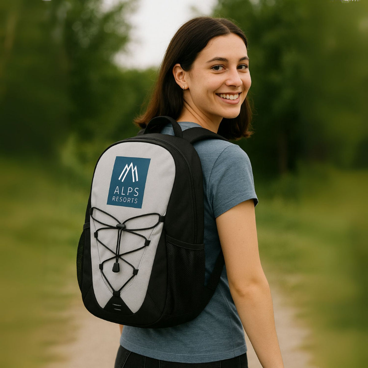 ALPS RESORTS Trail-Rucksack | 47 x 33 x 20 cm | Volumen ca. 24 l | Fronttasche mit Organizer | Polyester