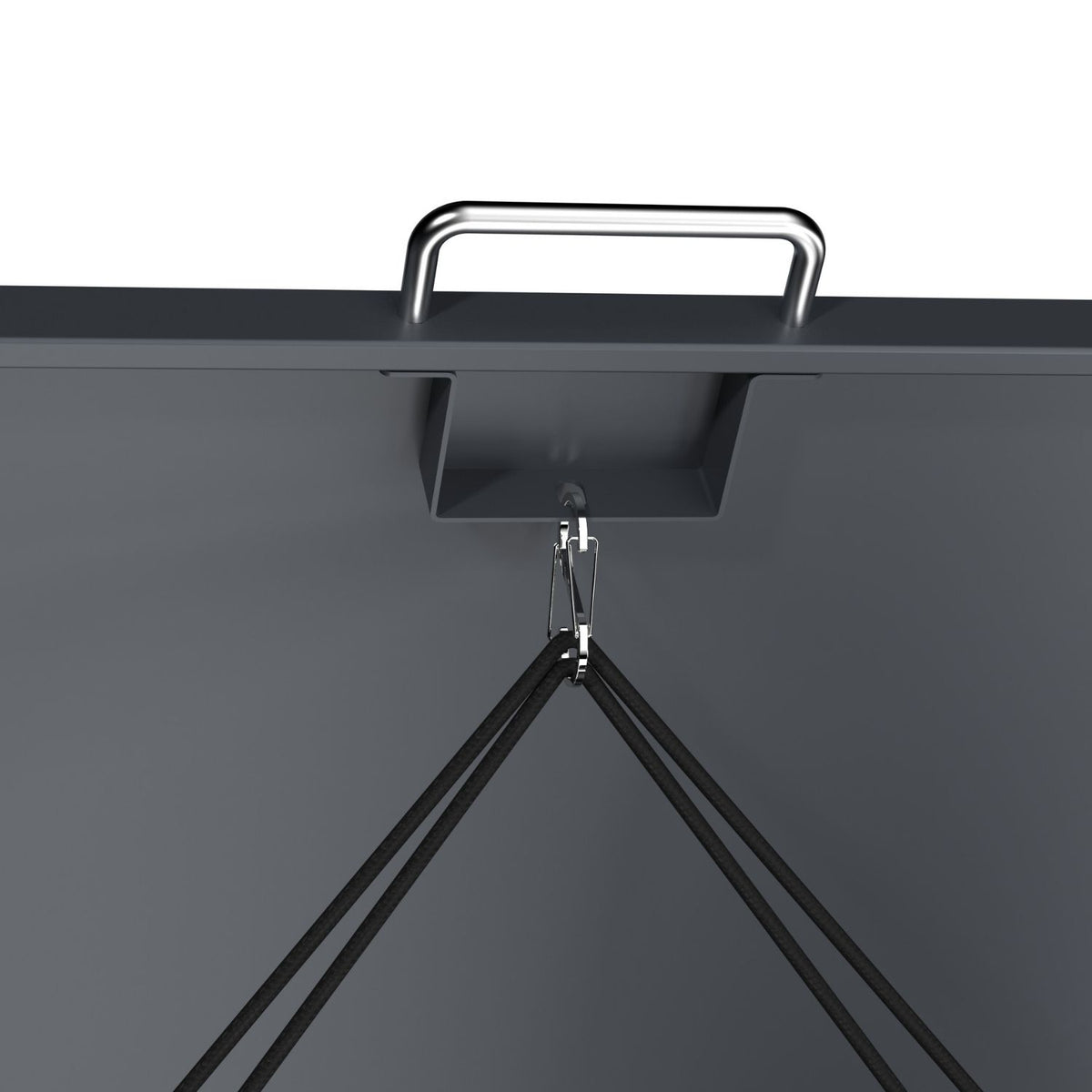 Mülltonnenbox 'Galvan' | 80x68x116 cm | anthrazit | für 120 und 240 Liter Tonnen