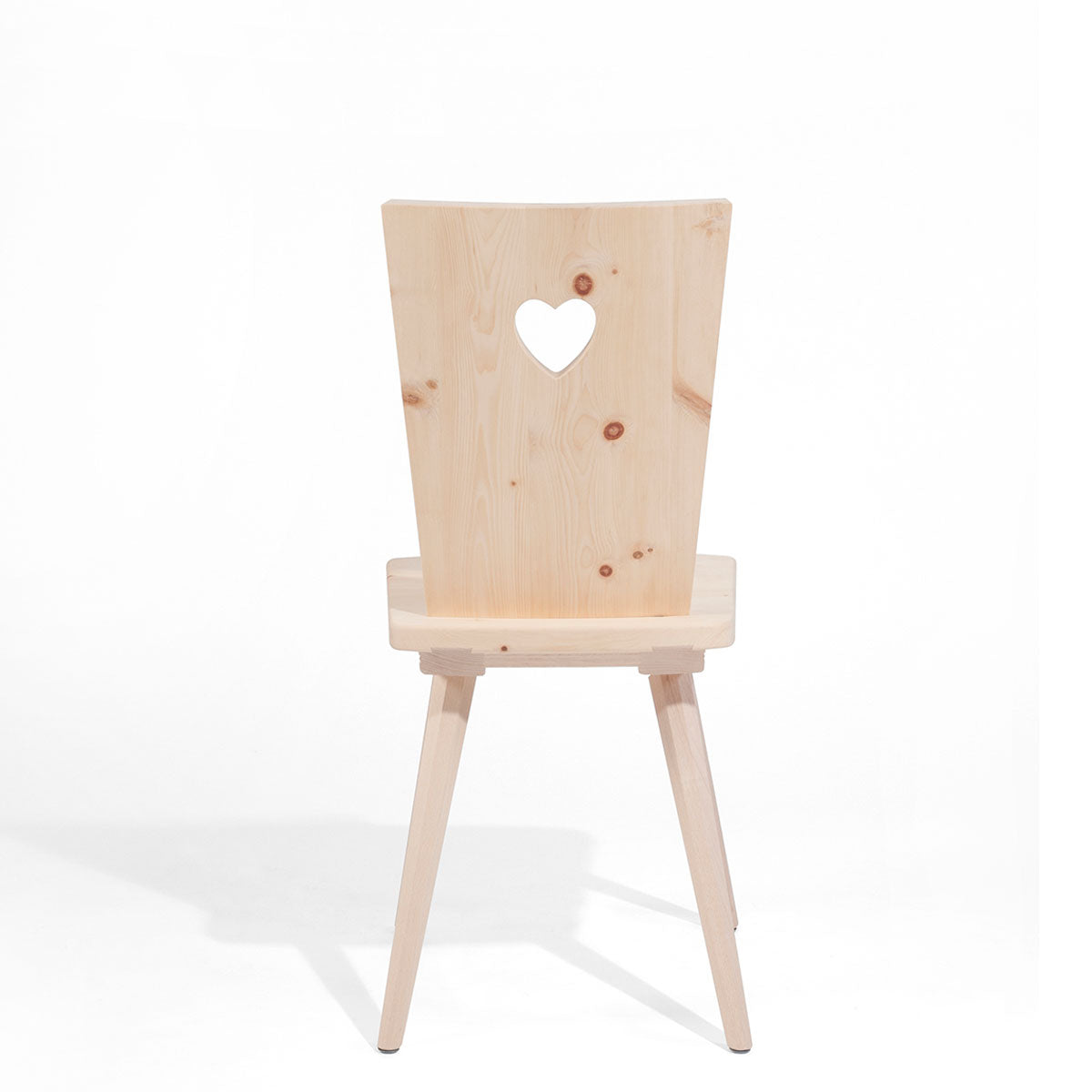 Stuhl aus Zirbenholz für Küche, Wohnzimmer, Esszimmer