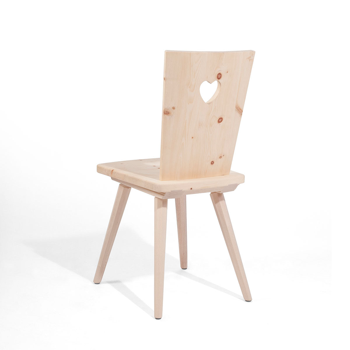 Stuhl aus Zirbenholz für Küche, Wohnzimmer, Esszimmer