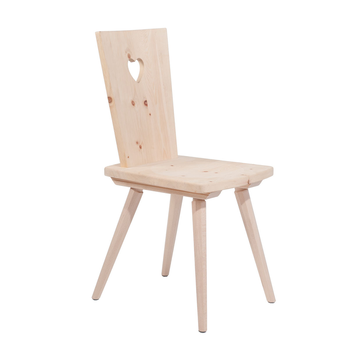 Stuhl aus Zirbenholz für Küche, Wohnzimmer, Esszimmer
