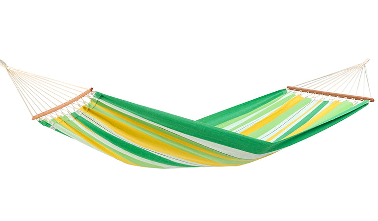 Stabhängematte Brasilia | L 310 x B 140 cm | verschiedene Modelle | Baumwolle 350g/m²| Belastbarkeit max. 150kg | Made in Germany