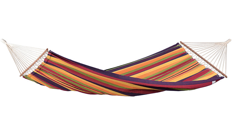 Stabhängematte Brasilia | L 310 x B 140 cm | verschiedene Modelle | Baumwolle 350g/m²| Belastbarkeit max. 150kg | Made in Germany