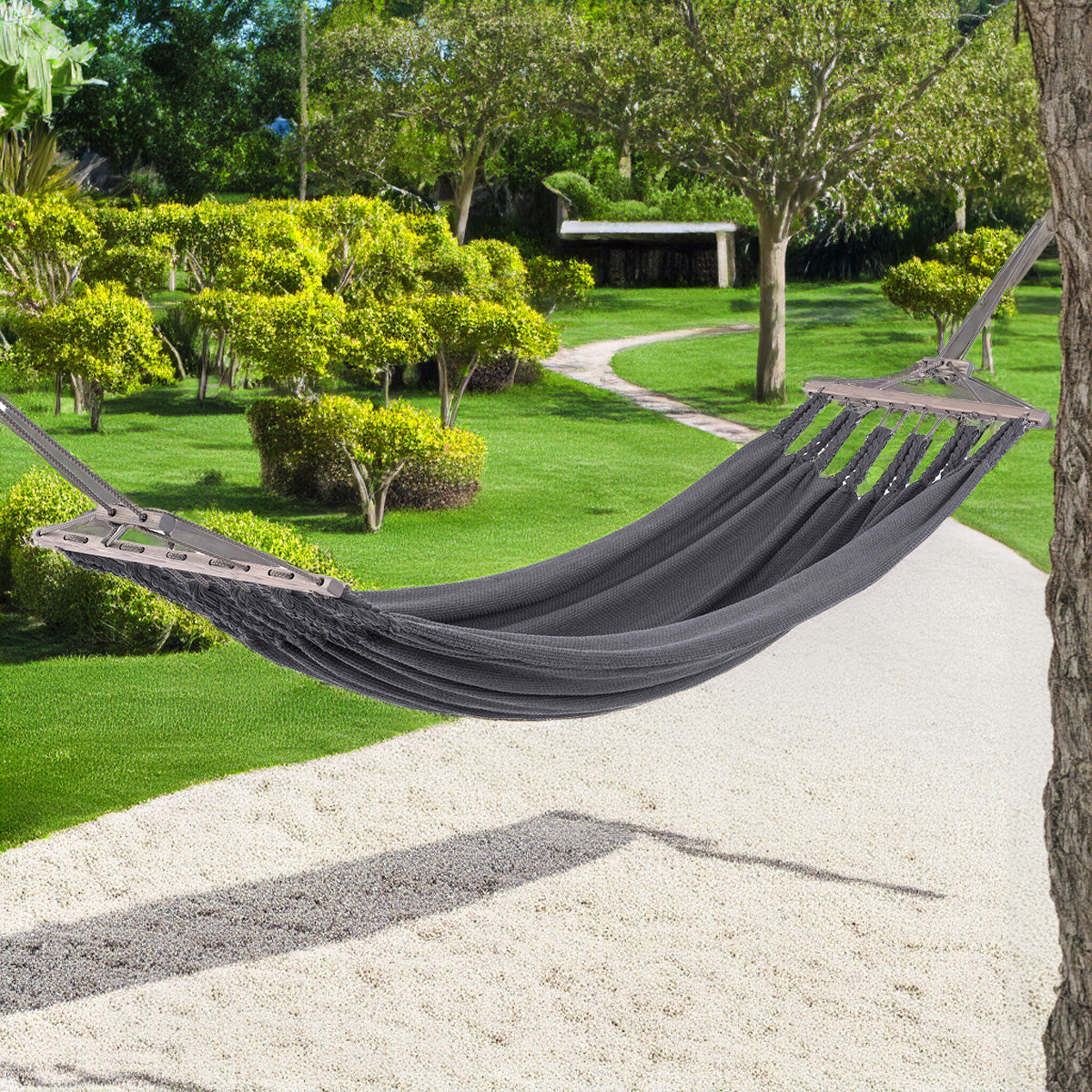 Einzelhängematte 'Relax' | verschiedene Designs | L 300 x B 130 cm | 100% Baumwollgewebe | Made in Austria