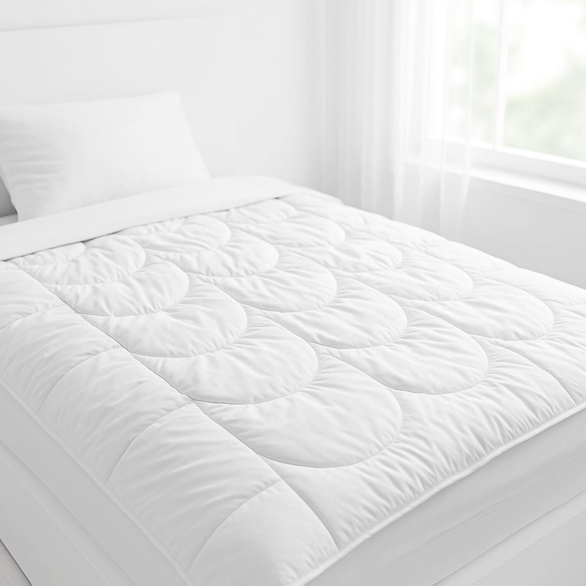 Steppbett 'Duo Line' | körpergerechte Steppung | Bezug Microfaser-Perkal | Füllung Hohlfaser | verschiedene Größen | Made in Germany