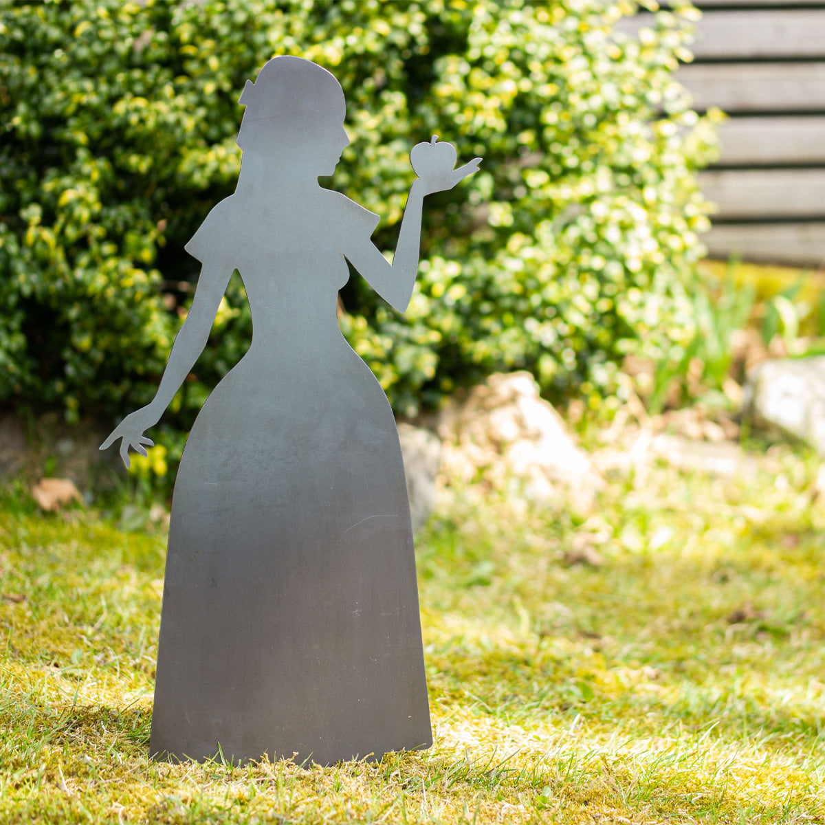 Stylische Gartenzwerge aus 4 mm Stahlblech | mit Steckkeil | Witterungsbeständig | Höhe 43 bis 73 cm | in verschiedenen Ausführungen | Hergestellt in Deutschland
