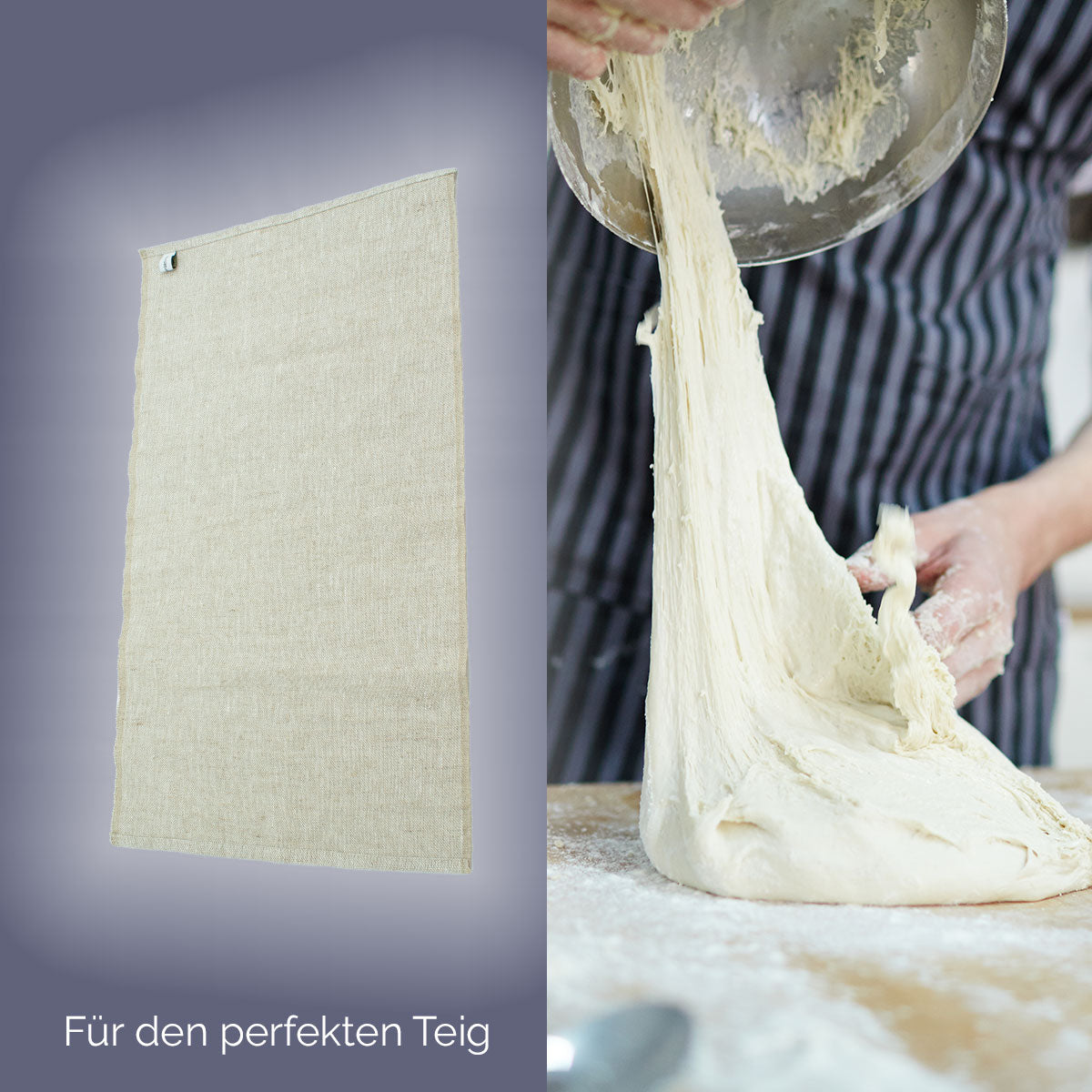 Brottuch / Obst- und Gemüsetuch aus Natur Bäckerleinen | in verschiedenen Größen | Made in Austria