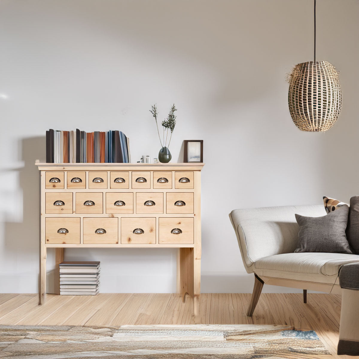 Kommode 'Schatzkiste' | mit Schubladen | massive Zirbe | L 57,5 oder 95 x T 35 x H 87 cm | Made in Austria