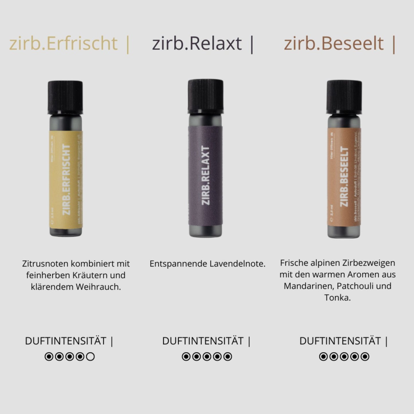 Duftkern | Nachfüllung für Autoduft 'Car' | 25 ml | natürliches ätherisches Öl | verschiedene Duftnoten | Made in Austria