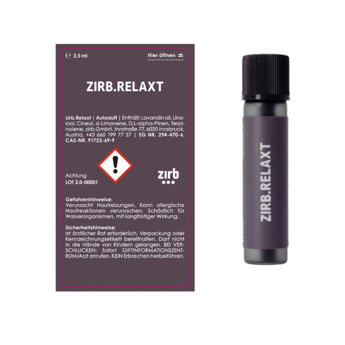 Duftkern | Nachfüllung für Autoduft 'Car' | 25 ml | natürliches ätherisches Öl | verschiedene Duftnoten | Made in Austria