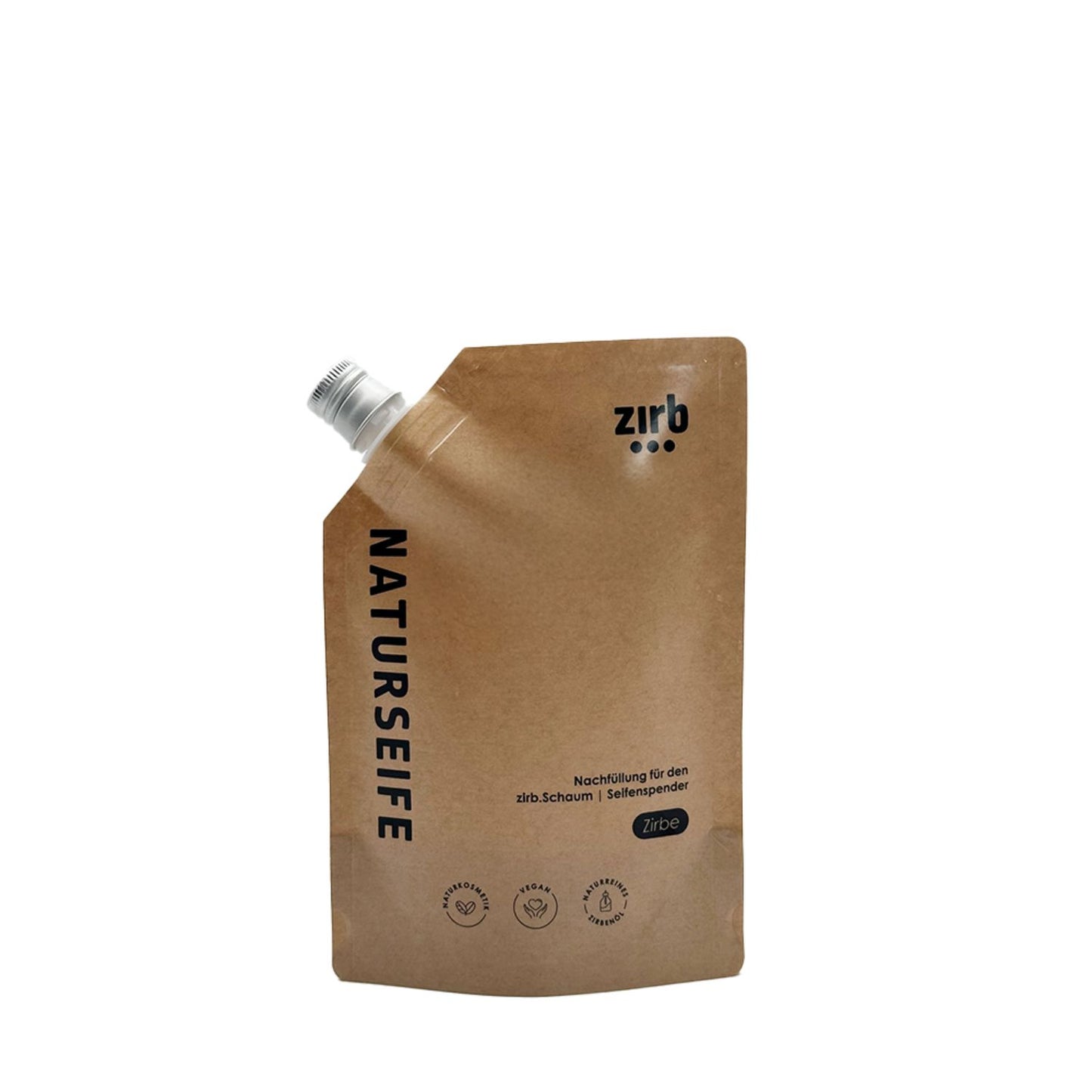 Naturseife 'Klassik' | Seifenspender 'Schaum' | 250 ml | naturreines Zirbenöl | vegan | verschiedene Ausführungen | Made in Austria