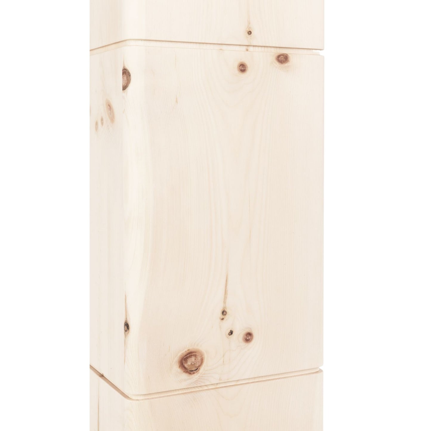 Raumlüfter 'Bergluft' | 4 x Essenz-ÖL 30 ml | Zirbenlocken 1500 g | L 22 x B 22 x H 120 cm | bis 100 m² | Zirbenholz | Netzstecke inkl. Kabel | Made in Austria