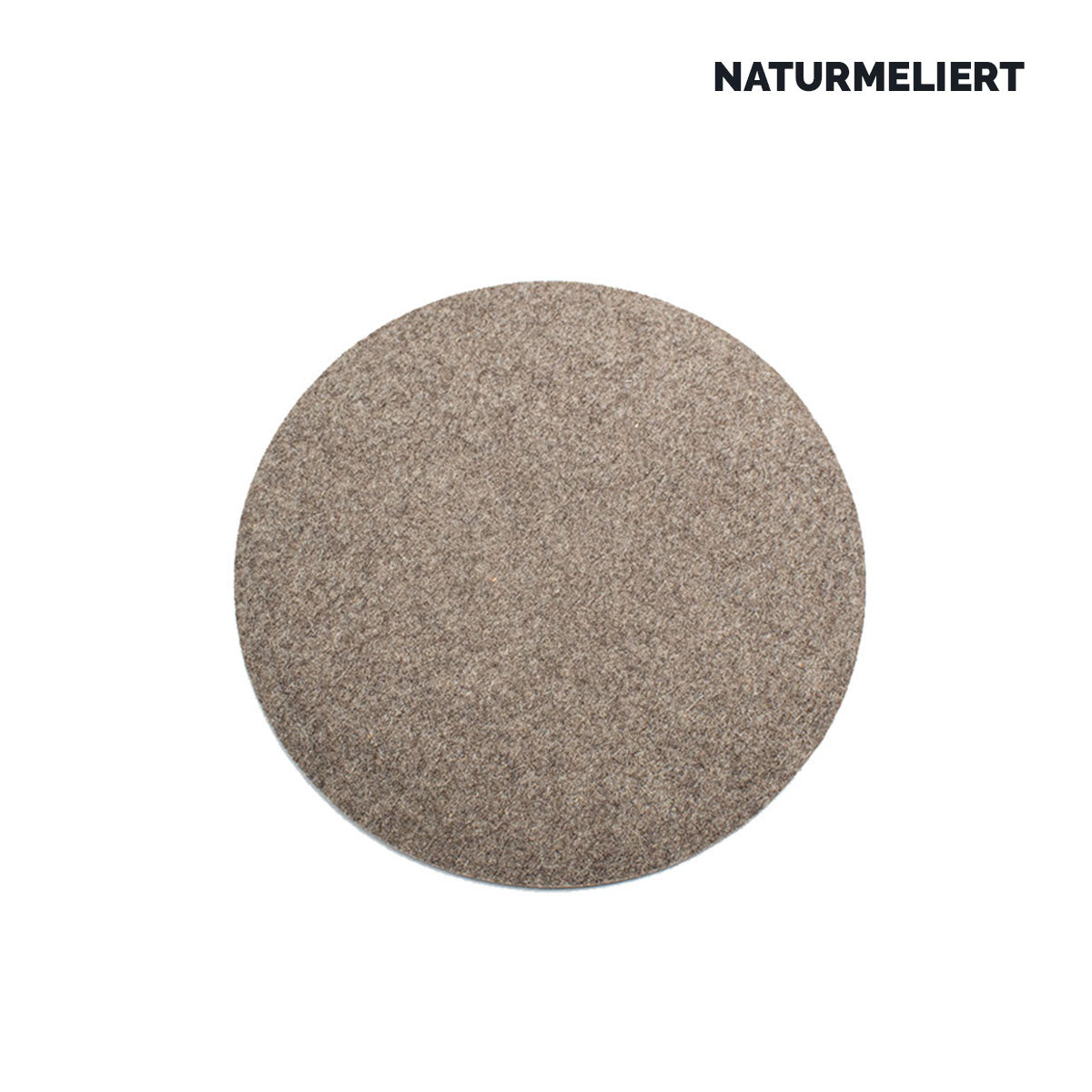 Sitzkissen oder Tischauflage 'Color' | rund 34 cm | Stärke 5 mm | 100% Schafwolle | in vielen Farben | Made in Germany