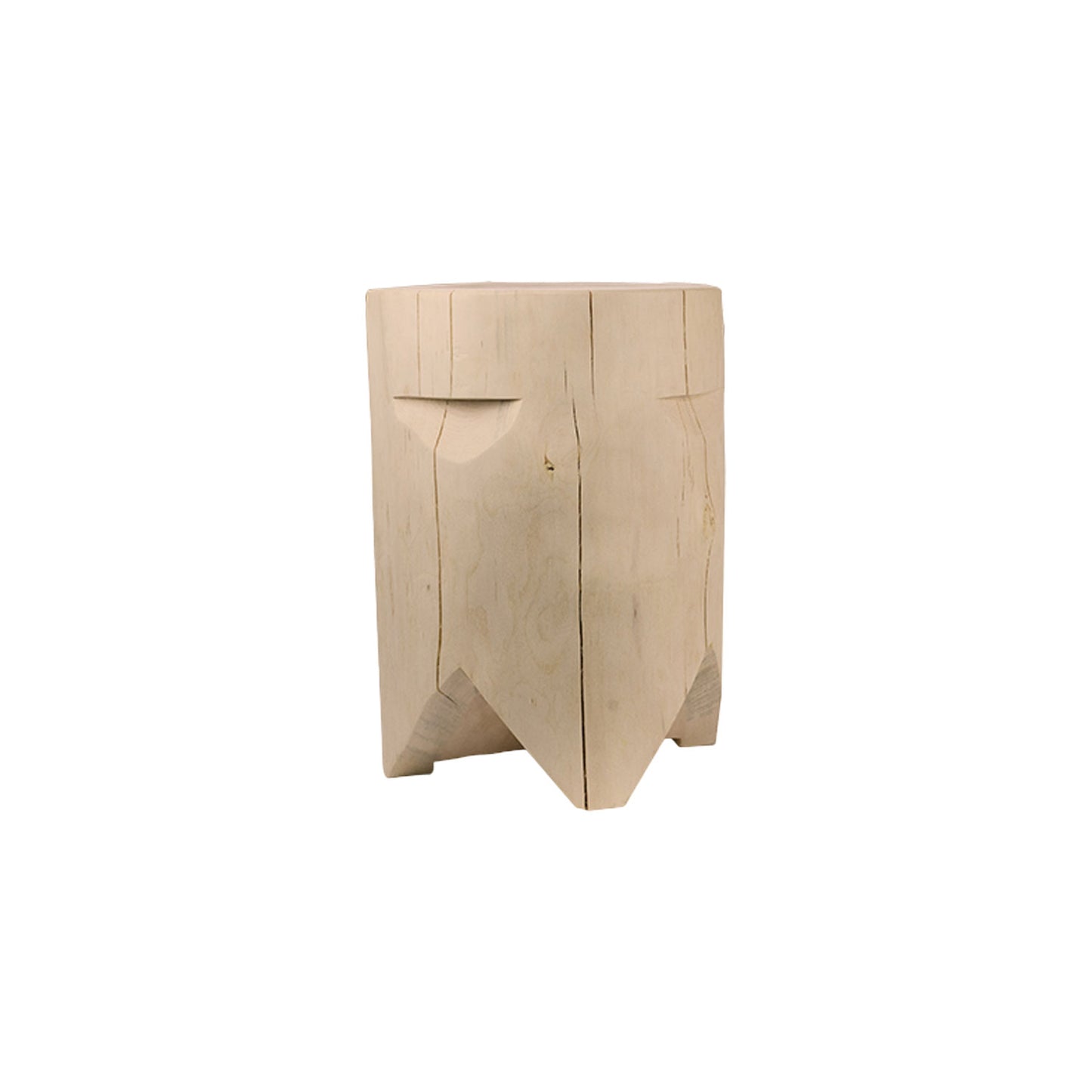 Designer Couchtisch / Hocker | 'Chalet-Buddy Bert' | massives Fichtenholz | DM 35 x H 47 cm | Made in Austria