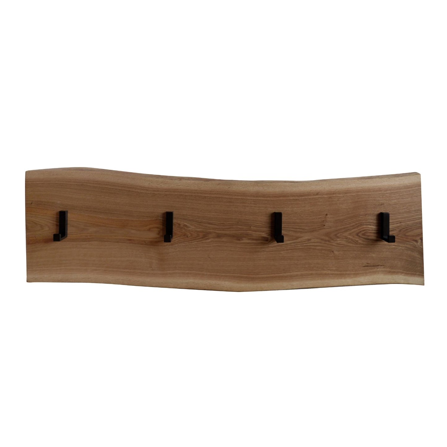 Garderobe 'Waldkante' | verschiedene Ausführungen | Eiche massiv | 2 x geölt | Eisenkuven schwarz | Made in Austria