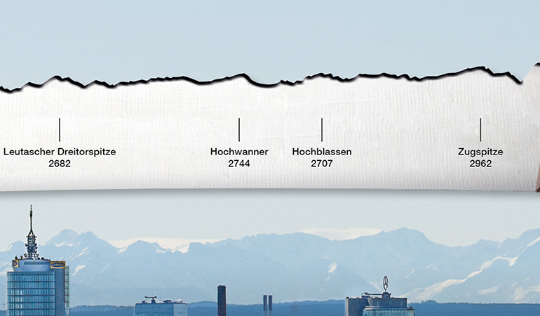 Brotmesser 'Zugspitze' | mit Panoramaschliff | handgemacht | aus Rockwell-Stahl mit Nussholzgriff | Made in Schwitzerland