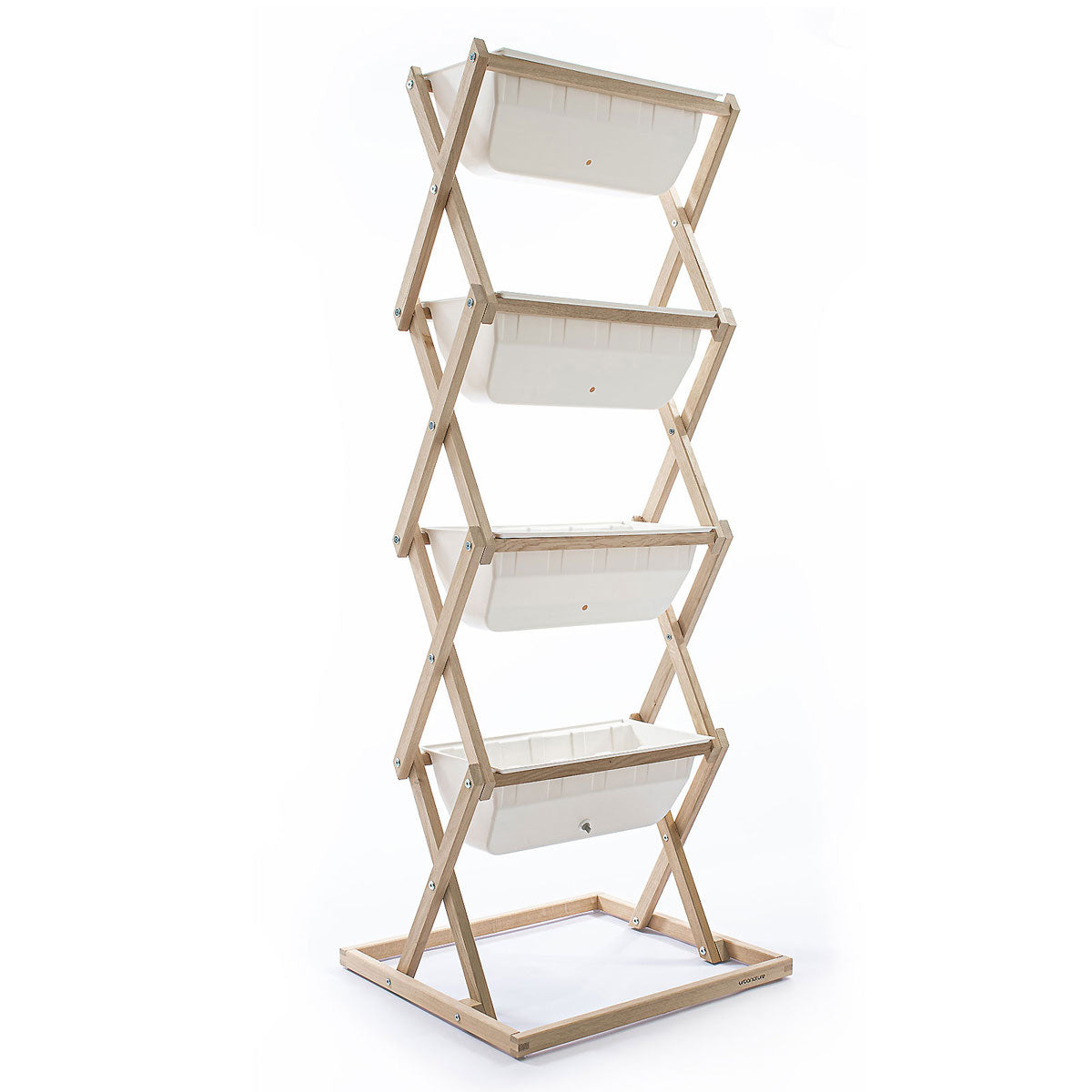 Blumenkasten 'Vertical Garden' | Eichenholz und Kunststoff | Höhe 80, 115 oder 150 cm | Kastenvolumen je 8 Liter | Made in Germany