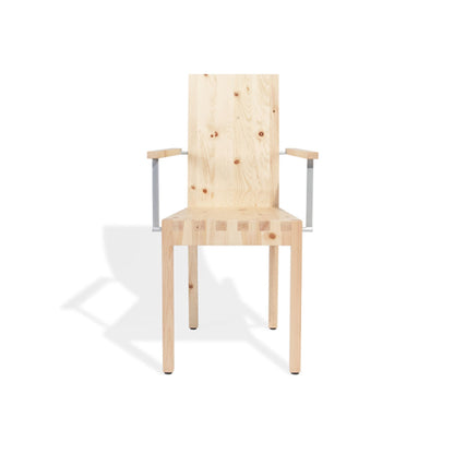 Designer Stuhl  aus Zirbenholz mit Armlehnen - 'Sitbetter' - Qualitätshandwerk aus Südtirol