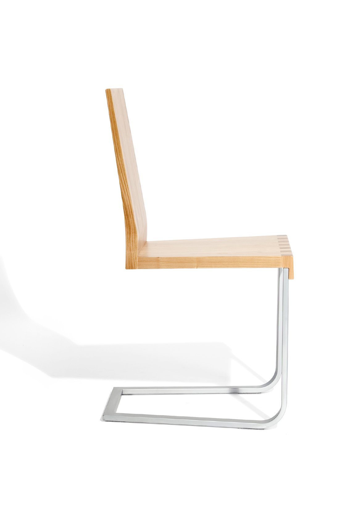 Designer Stuhl 'Sitwell Breeze' | Zirbenholz | B 41 x T 47 x H 91 cm | Freischwinger | Handarbeit aus Südtirol