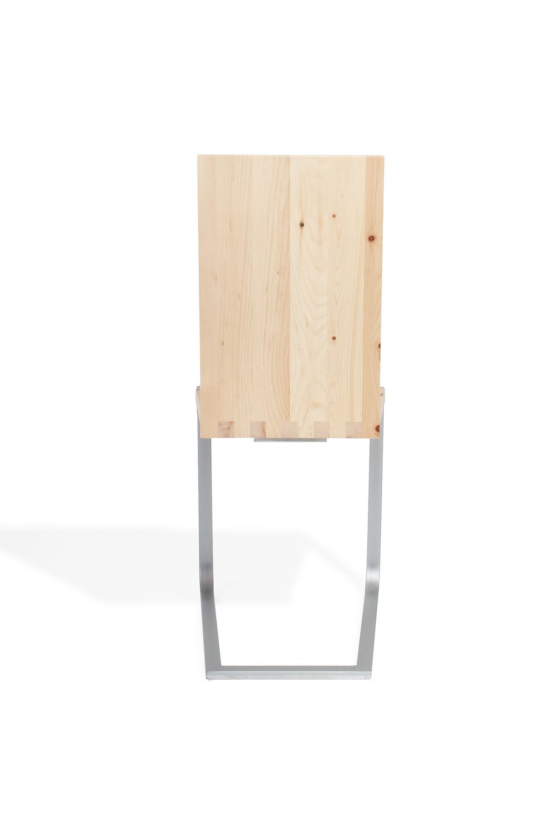 Designer Stuhl 'Sitwell Breeze' | Zirbenholz | B 41 x T 47 x H 91 cm | Freischwinger | Handarbeit aus Südtirol