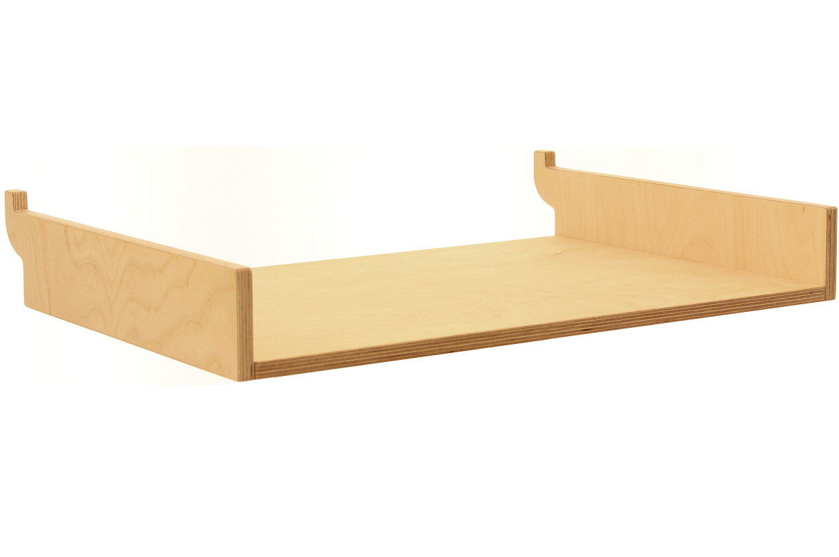 Design mit System - 6er Schranktablar | B 58,5 x T 40 cm | Birke Schichtholz | Made in Austria