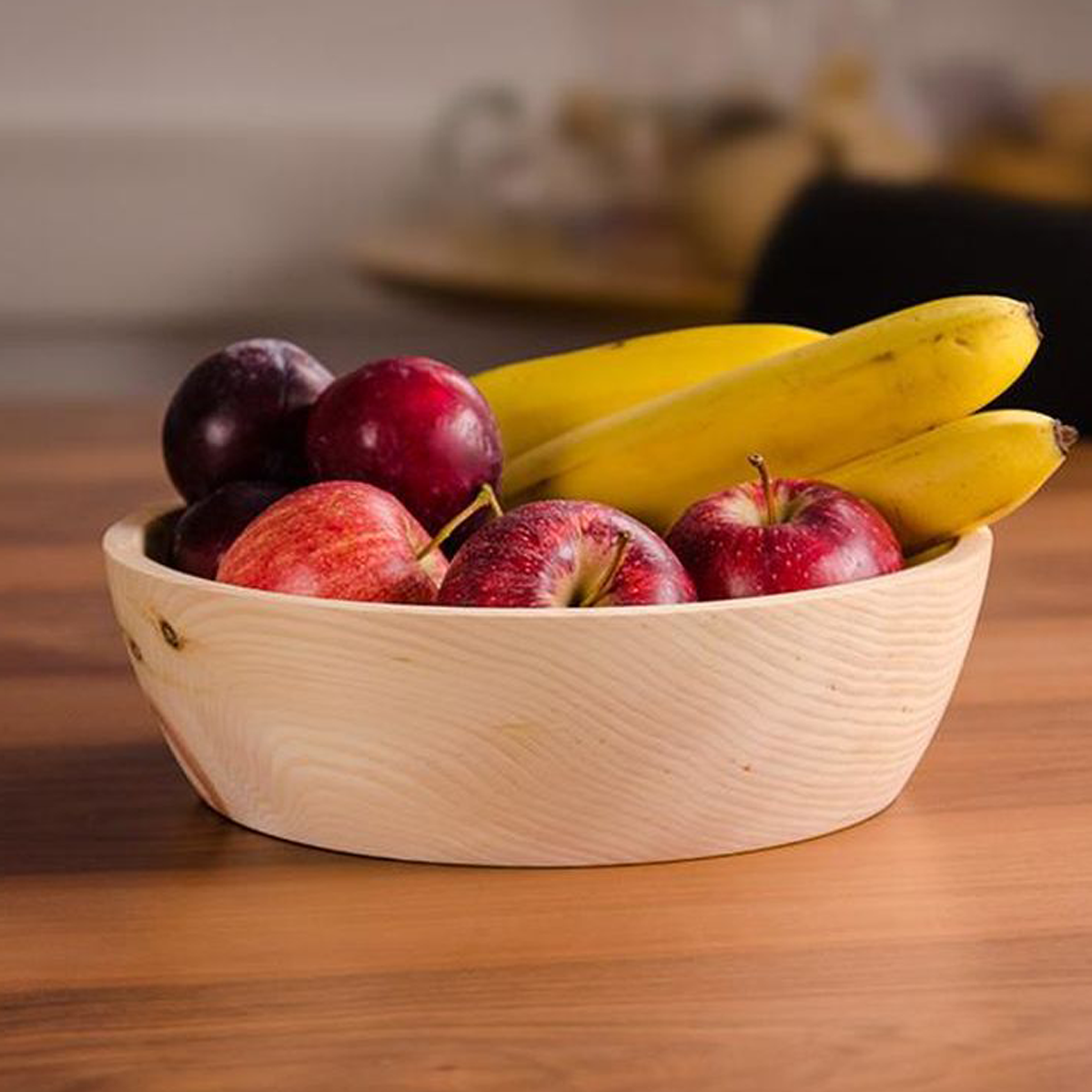 Designerschale aus Zirbenholz / Arvenholz, 26cm - 'Soulbowl Classic'