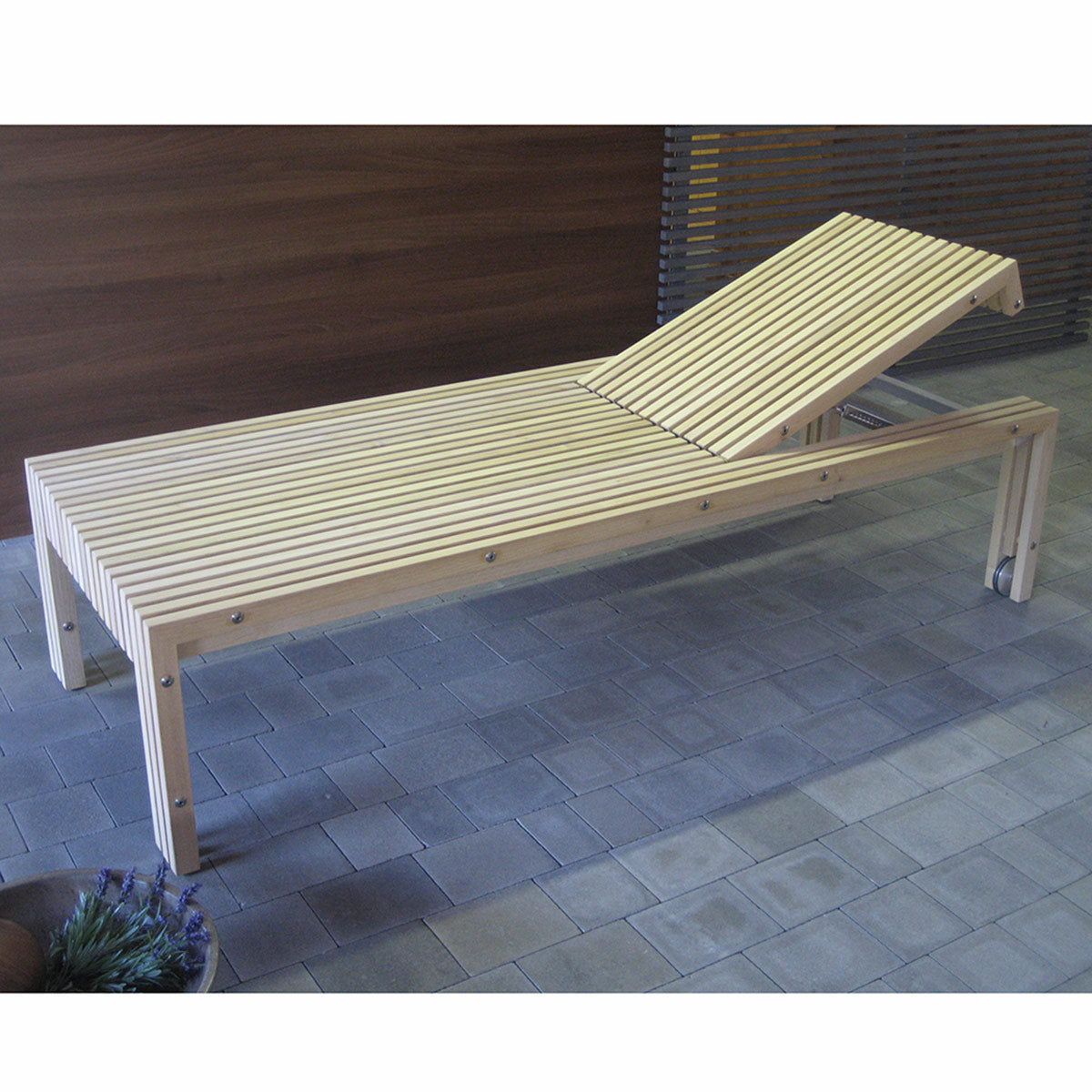 Edle Liege 'Lounger' aus Massivholz