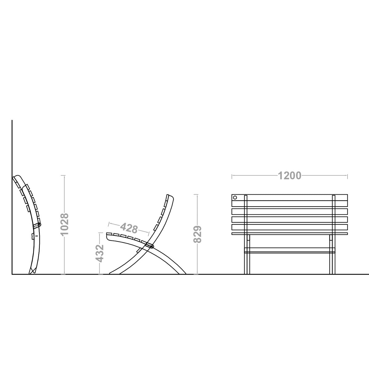 Zirbenbank natur 120 cm | einfaches Stecksystem | 100% hergestellt in Österreich