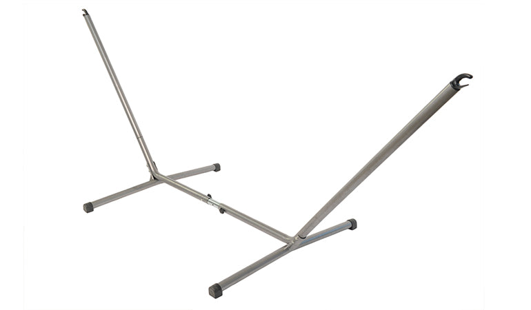 Hängemattengestell Sumo RockStone | längenverstellbar | L 270-330 x B 105 x H 110 cm | kratzsicheres, pulverbeschichtetes Metall | Made in Germany