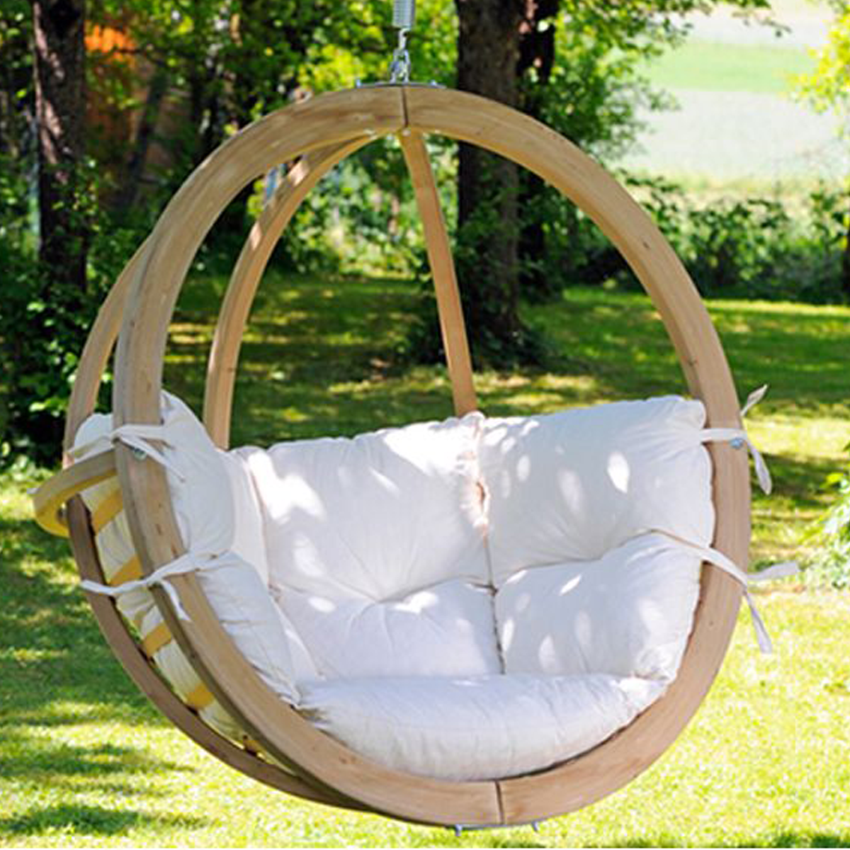 Hängesessel 'Globo Chair' | verschiedene Farben | B 121 x H 118 x T 69 cm | Fichtenholz | Made in Germany