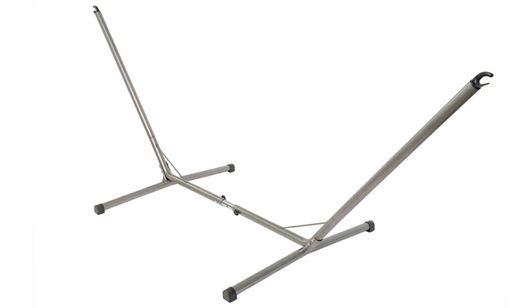 Hängemattengestell Sumo Grande | L 320-380 x H 132 x B 107 cm | längenverstellbar | für extra große Hängematten | pulverbeschichtet und kratzsicher | Made in Germany