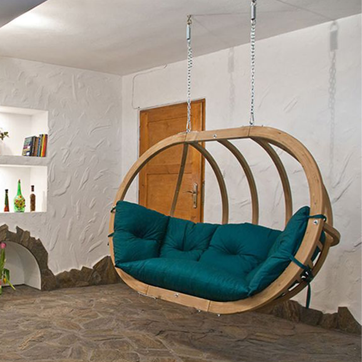 Hängesessel 'Globo Royal Chair' | verschiedene Modelle | B 176 x H 118 x T 72 cm | Fichtenholz | Made in Germany