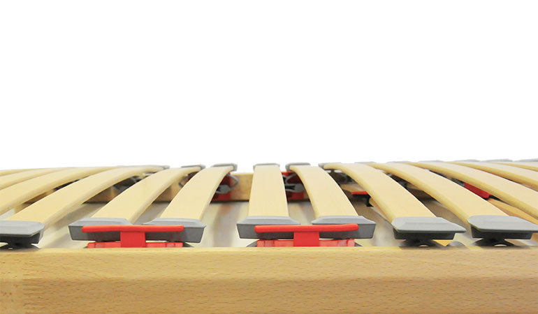 Buche-Vollholzlattenrost 'Flexi' 90 bis 140 cm Breite und Übergröße