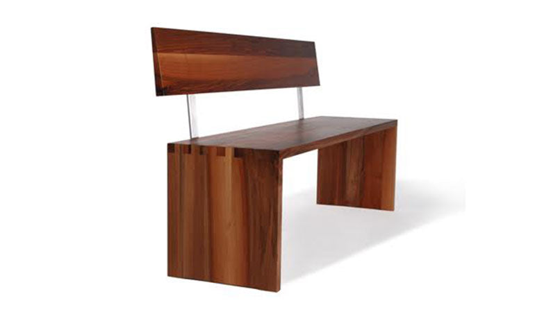 Sitzbank aus Massivholz - 'Sit Down' | B 170 x H 85 x T 41 cm | verschiedene Holzarten | Made in Südtirol