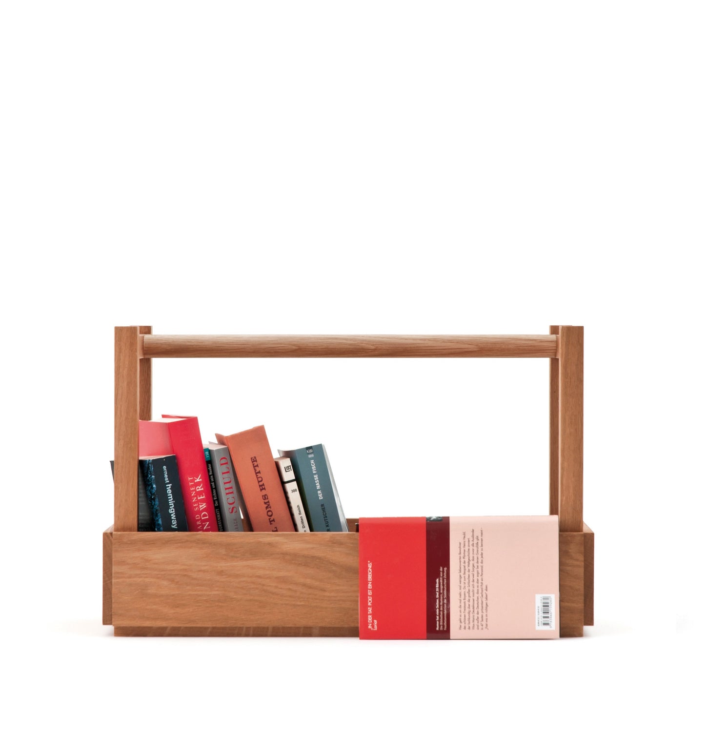 Flexible Bank 'Sitzen & mehr' | Sitzen, Tragen, Aufbewahren | aus massiver Eiche | L 52,5 x B 25,5 x H 35 cm | Made in Germany