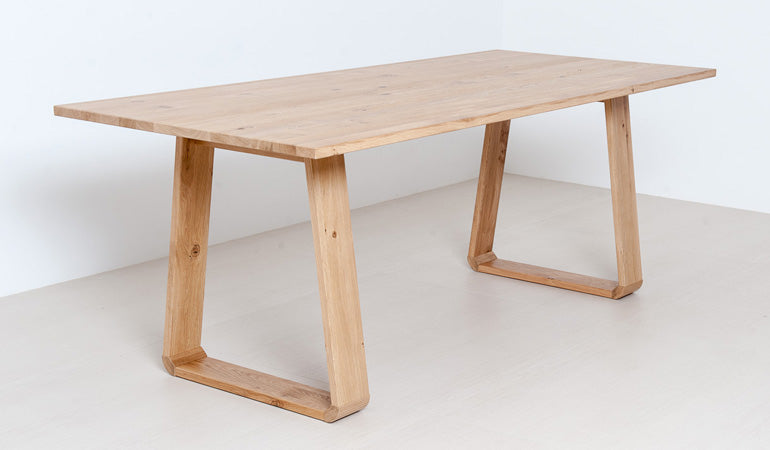 Massivholztisch 'Look' | in Zirbe, Fichte, Eiche, Buche, Nuss | L 160/200 x B 90 x H 76 cm | Made in Südtirol