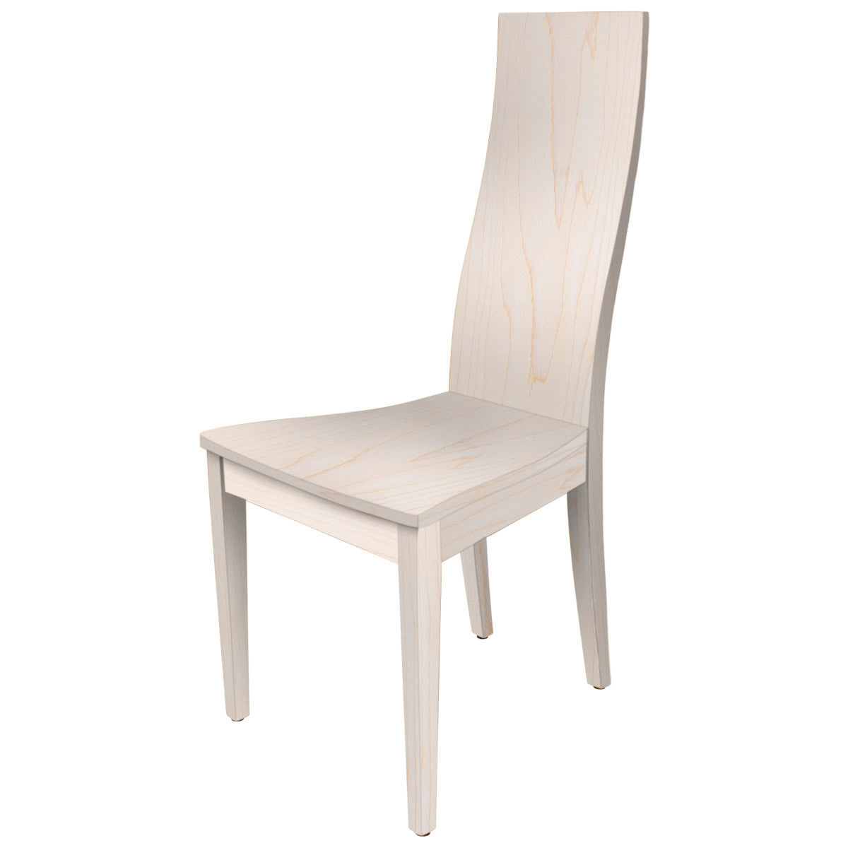 Eleganter Stuhl - 'Sitwell Fine' in verschiedenen Holzarten - Massives Designhandwerk