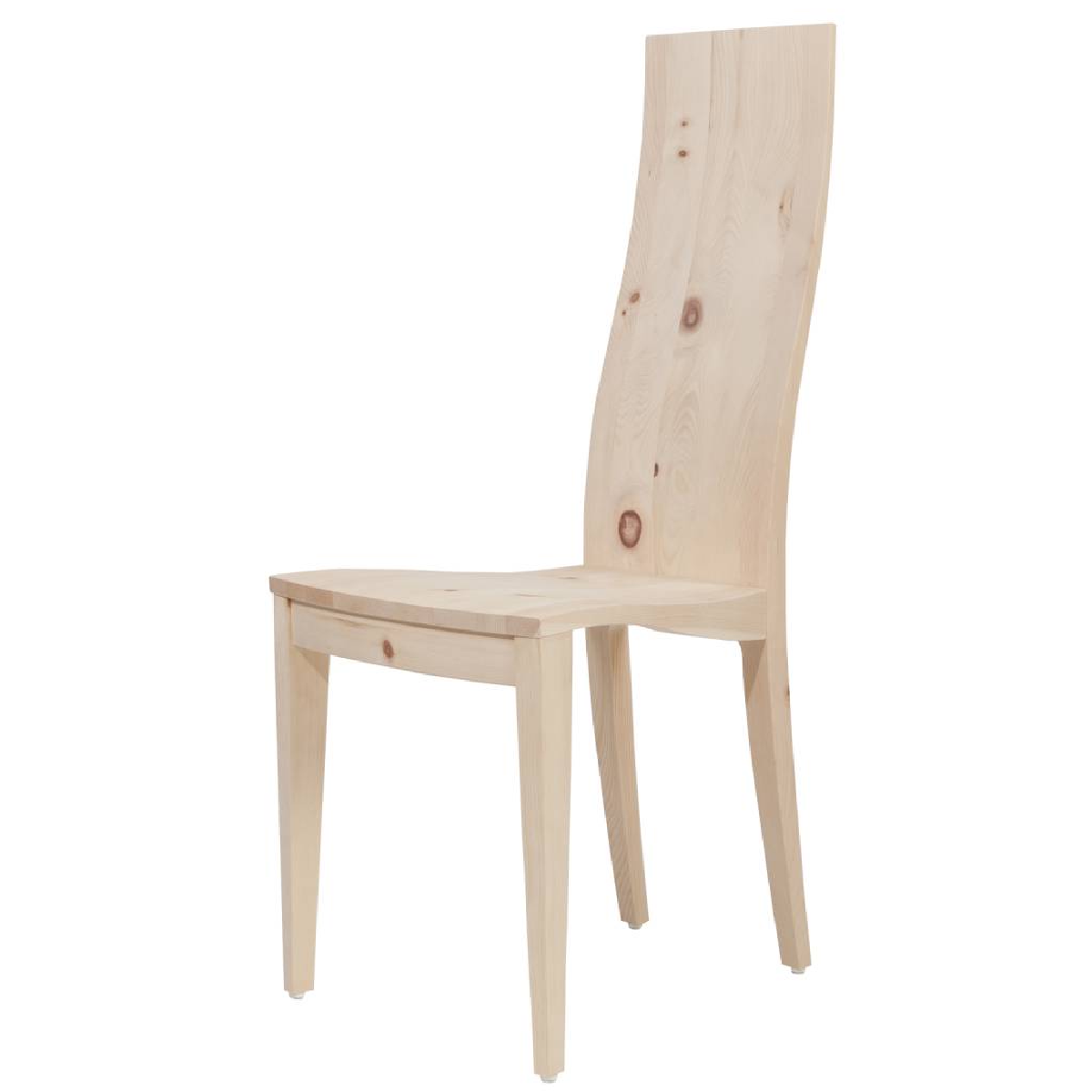 Eleganter Stuhl - 'Sitwell Fine' in verschiedenen Holzarten - Massives Designhandwerk